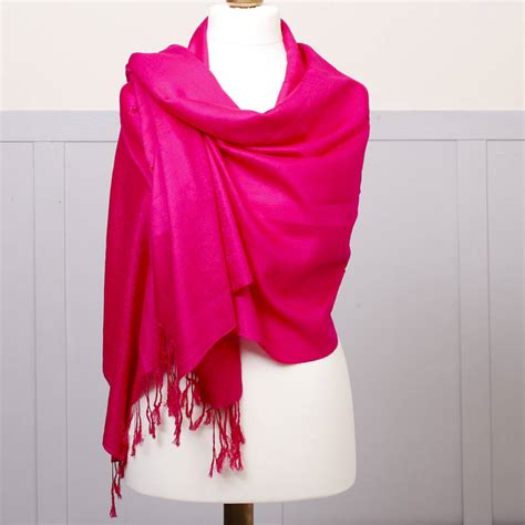 fuchsia pashmina.